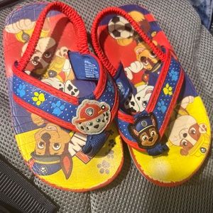 paw patrol 7/8 flip flop